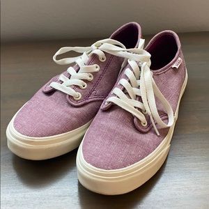 Purple Chambray Vans